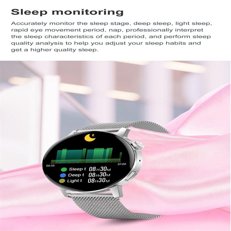 Smart Steel Watch With Colour Screen - Silver