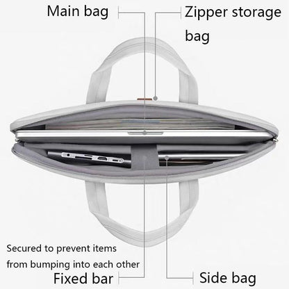 13-13.3 Inch Pink Pu Waterproof Laptop Bag - Durable and Stylish