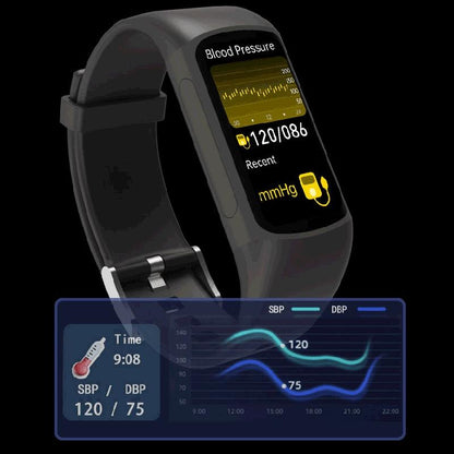Smart Bracelet With Bluetooth Calling And Blood Oxygen Monitoring - Hd Tft Display - Blue