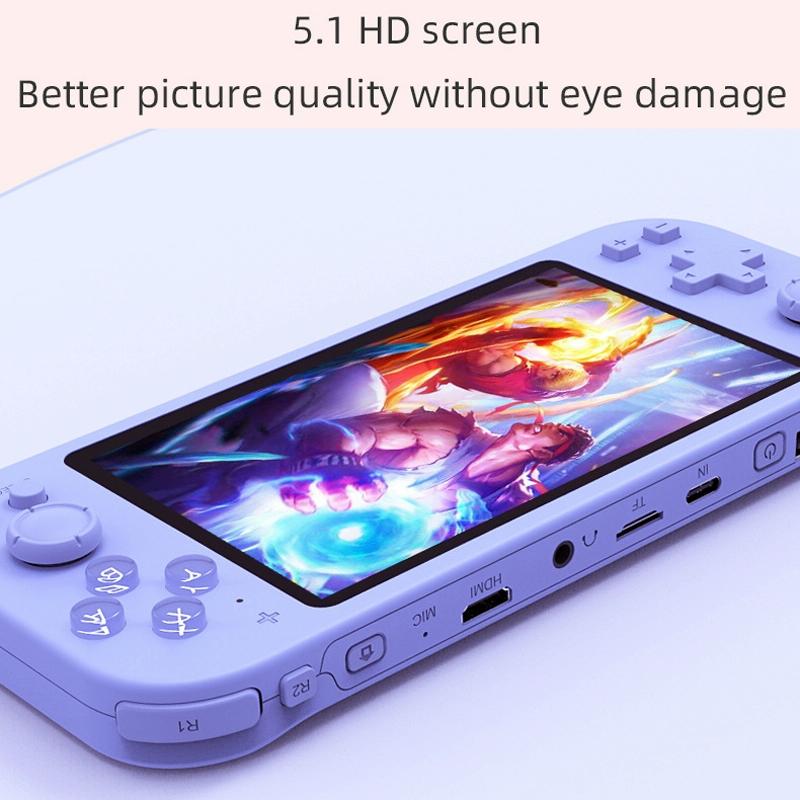 Portable Dual-Handle Game Console - Rg3000 - Gray