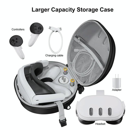 Meta Quest 3 Carrying Bag - Protective & Portable - Grey