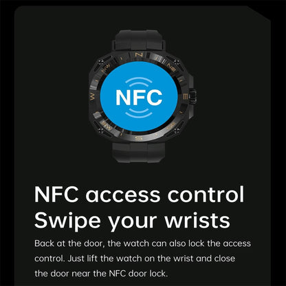Smart Watch With Heart And Blood Monitoring Colour Screen - Gold