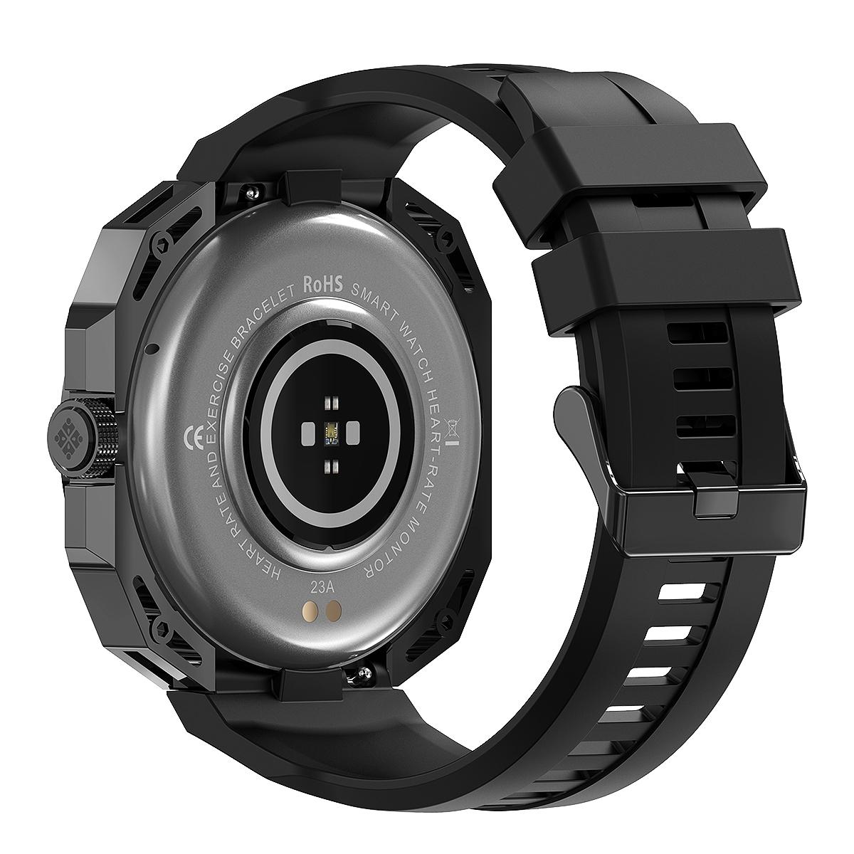 Smart Watch With Heart And Blood Monitoring Colour Screen - Gold