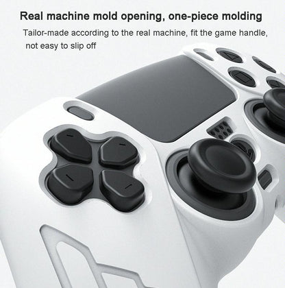 Thickened Non-slip Silicone Case for Ps5 Gamepad - Protective Cover - Red