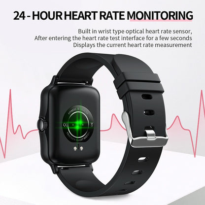 1.44 Inch Ip67 Waterproof Smart Watch With Hd Touch Screen - Black