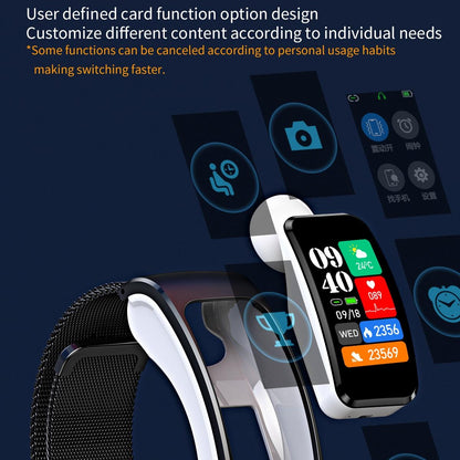 1.08 Inch Waterproof Smart Watch With Bluetooth Call - Silver