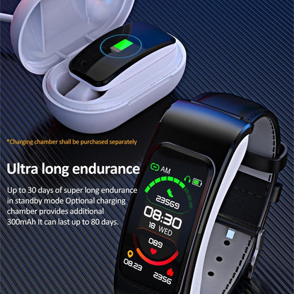 1.08 Inch Waterproof Smart Watch With Bluetooth Call - Silver