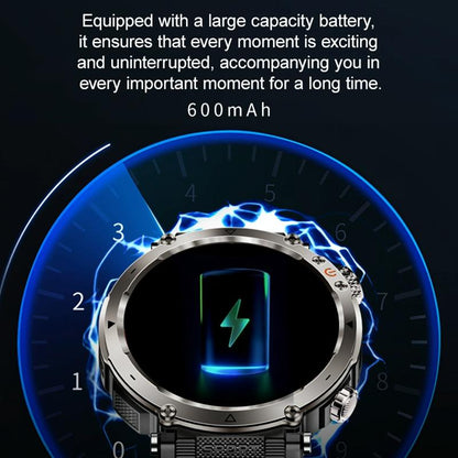 Waterproof Smart Watch With Flashlight Banknote Detector And Compass - Camo - Army Green