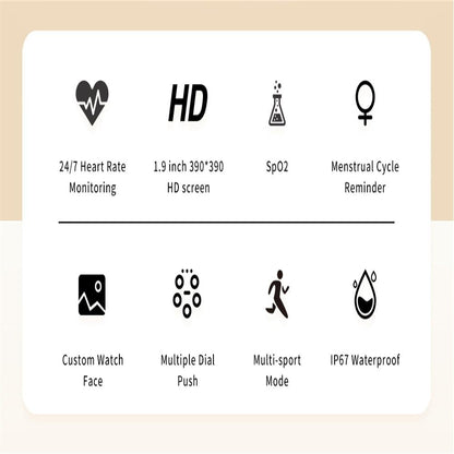 Smart Silicone Screen Watch - Pink