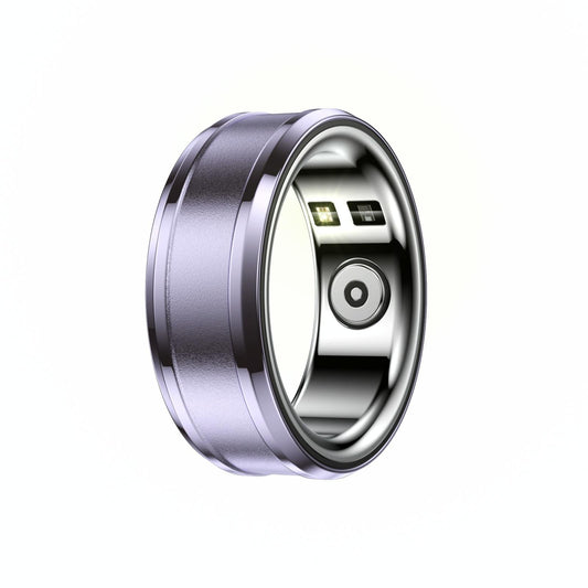Smart Ring With Heart Rate Blood Oxygen And Sleep Monitoring - Size 20 - Purple