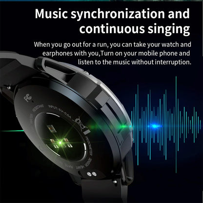 1.39 Inch Colour Screen Smart Watch Support Heart Rate Monitoring / Blood Pressure Monitoring - Green