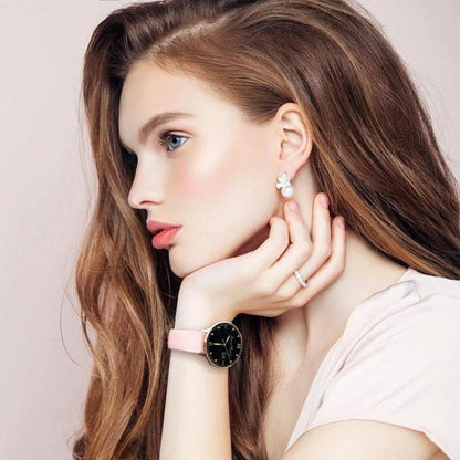 Smart Watch With Body Temp / Heart / Bp / Oxygen / Sleep Monitoring And Menstrual Cycle Prediction - Ip67 Waterproof - Pink