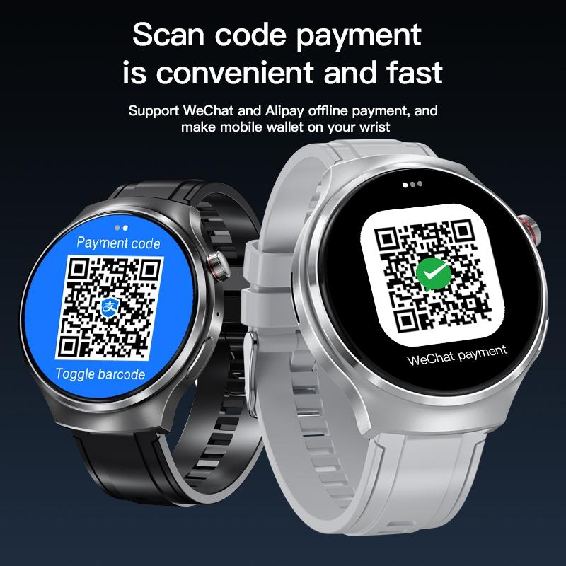 1.46 Inch Colour Screen Smart Watch Support Bluetooth Call / Heart Rate Monitoring - Silver