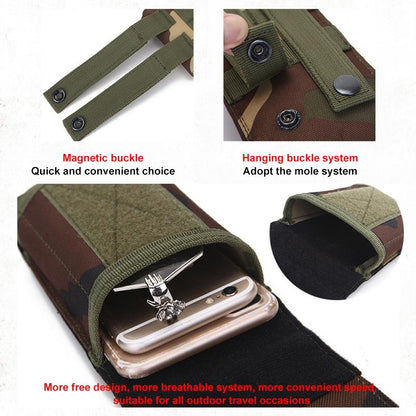 Water Resistant Outdoor Cell Phone Case 17Cm X 8.3Cm X 3.5Cm Stylish & Durable - Black