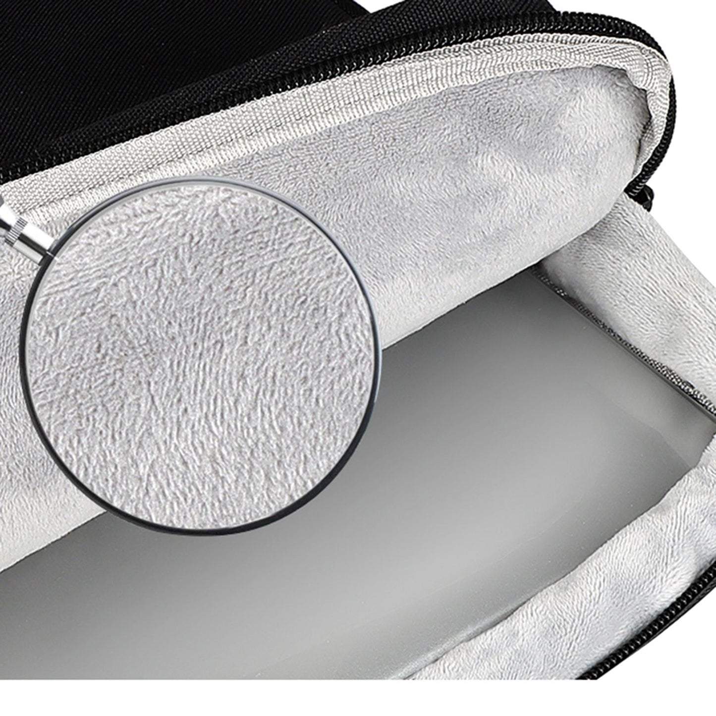Thickened Polyester Laptop Bag - Fits 14.1-15.4 Inch Devices - Black