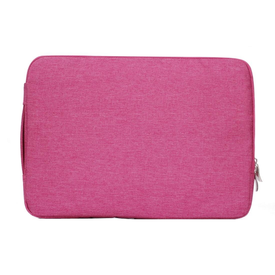 Universal Denim Laptop Bag for 15.4 Inch Notebooks - Fits Macbook Air / Pro - Portable & Stylish - 39.2x28.5x2cm - Black