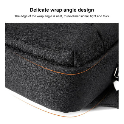 Business Chest Bag Oxford Cloth One Shoulder Crossbody - Black