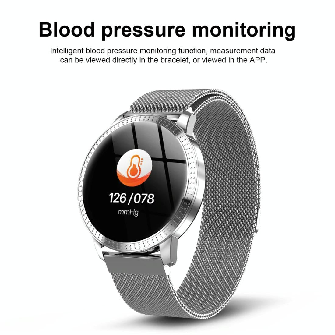 Waterproof Smartwatch With Colour Screen - Ipx67 - Black