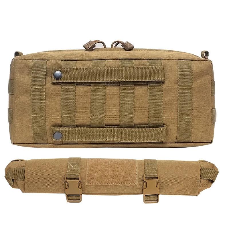 Waterproof Nylon Messenger Bag Multifunctional Outdoor Gear - Black