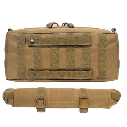 Waterproof Nylon Messenger Bag Multifunctional Outdoor Gear - Black