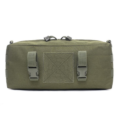 Waterproof Nylon Messenger Bag Multifunctional Outdoor Gear - Black