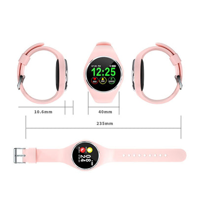 Waterproof Bluetooth Smartwatch With Call / Heart / Bp / Sleep Monitoring - Ip67 - Black
