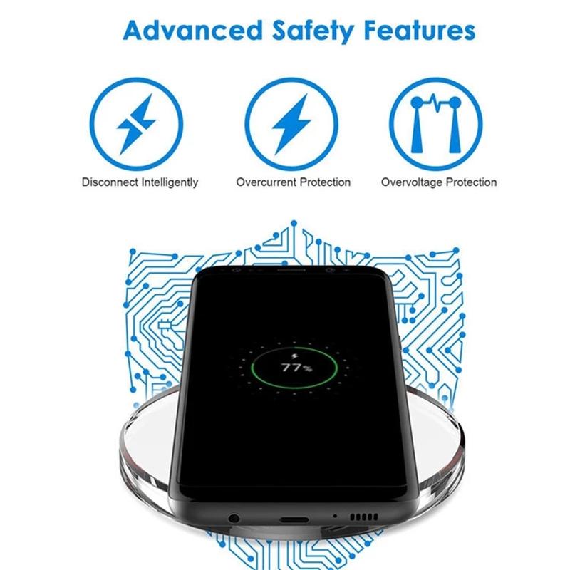 Qi Standard Wireless Charger Black