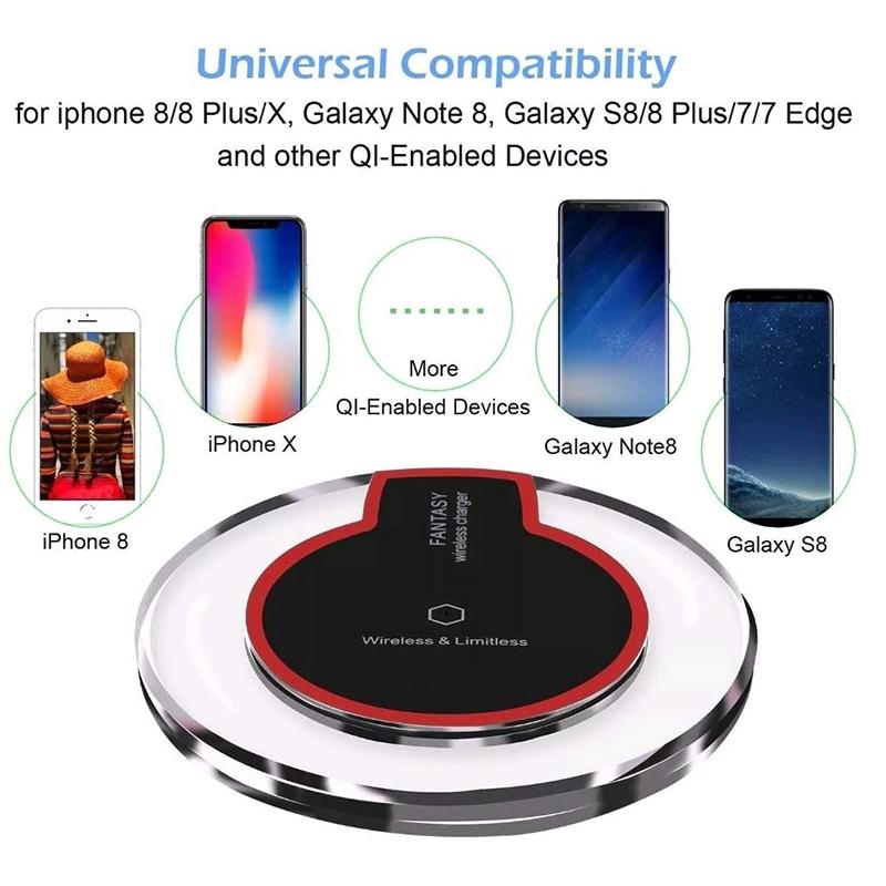 Qi Standard Wireless Charger Black
