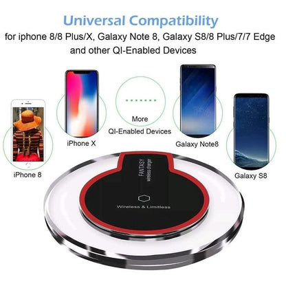 Qi Standard Wireless Charger Black