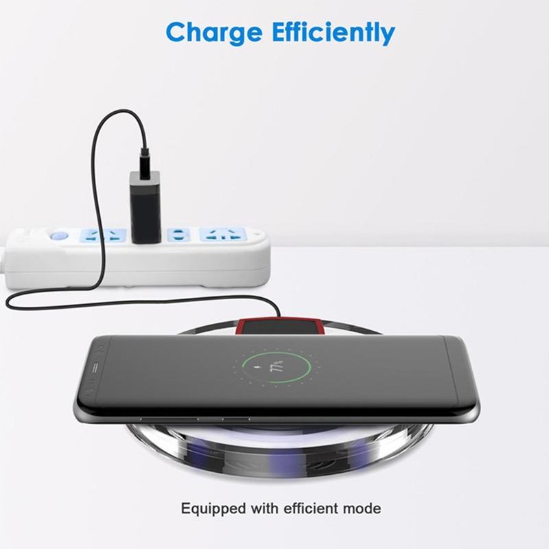 Qi Standard Wireless Charger Black