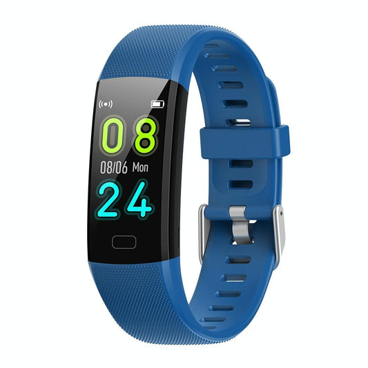 Smart Health Bracelet With Call Reminder And Monitoring - Black