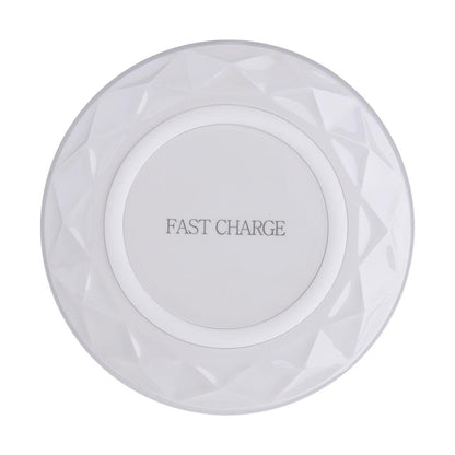 1M Fast Charging Wireless Charger Diamond Qi Standard - Black