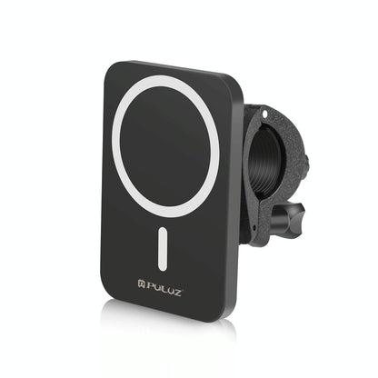 15W Magnetic Wireless Charger With Vlogging Phone Clamp - Black