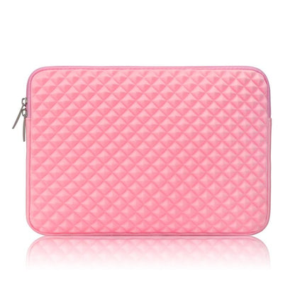 12-13 Inch Diamond Texture Laptop Liner Bag In Black - Lb0146B