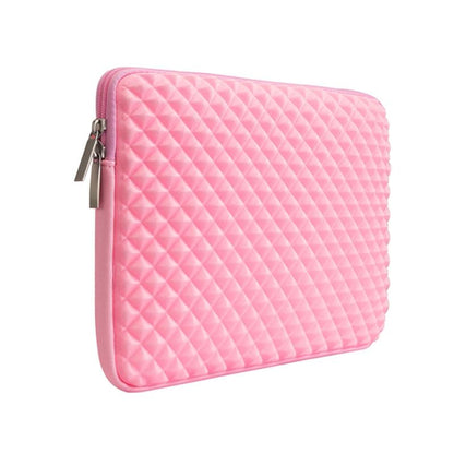12-13 Inch Diamond Texture Laptop Liner Bag In Black - Lb0146B