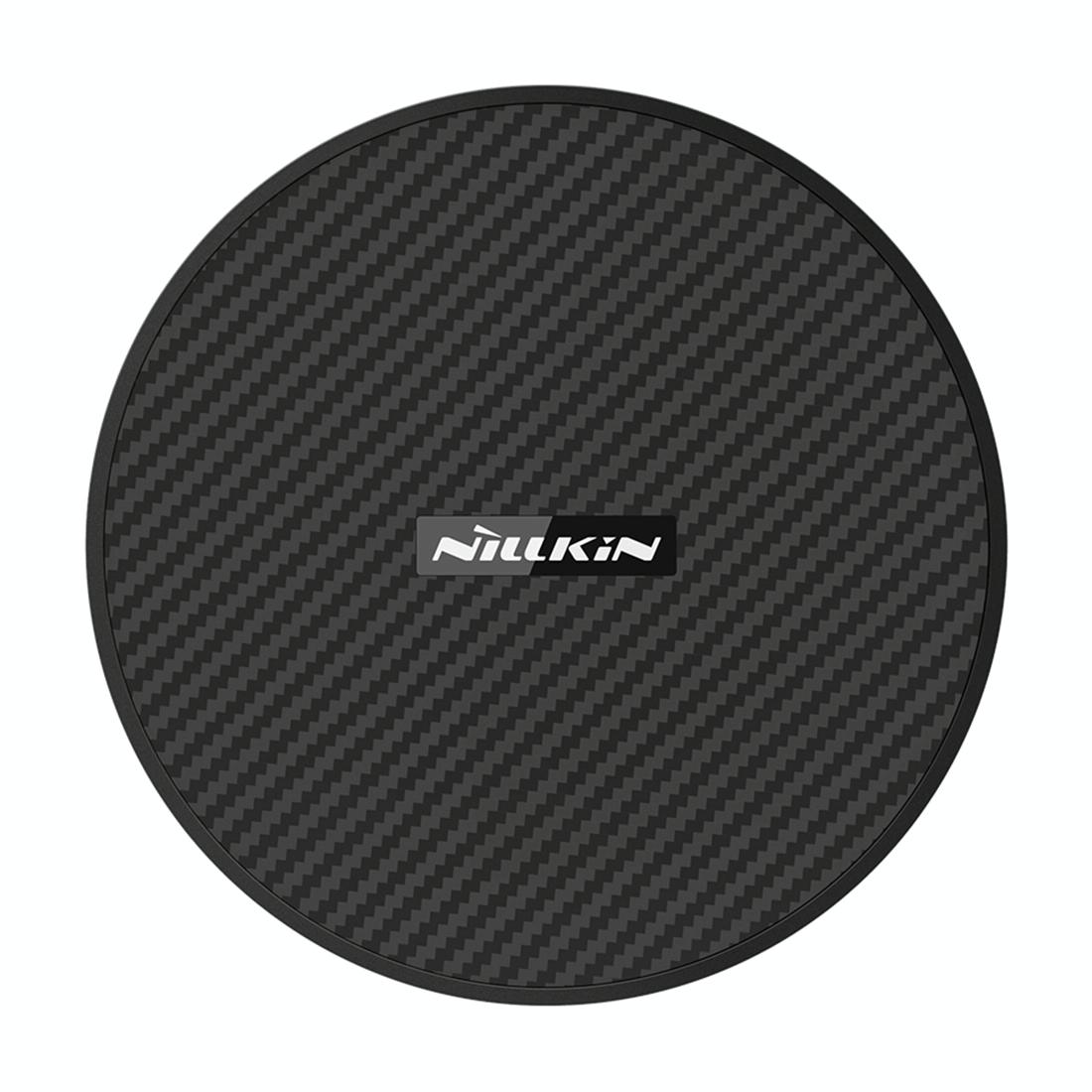 Wireless Charger Pad Aramid Fiber Qi Standard Black