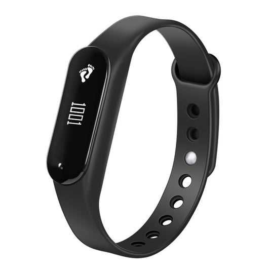 Bluetooth Smart Bracelet With Heart Rate Monitor And Sleep Tracker - Black