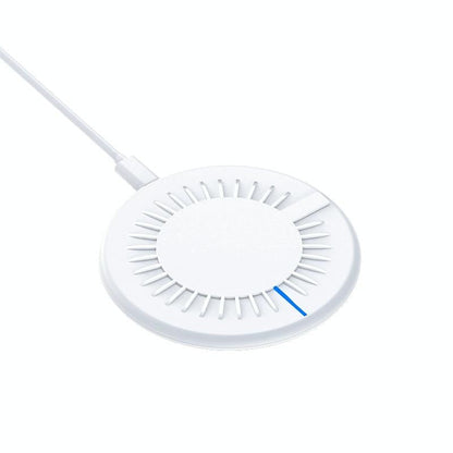 15W Round Wireless Fast Charger 964 Shape - Black