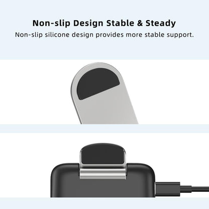Foldable 15W Wireless Charger For Mobile Phones Black