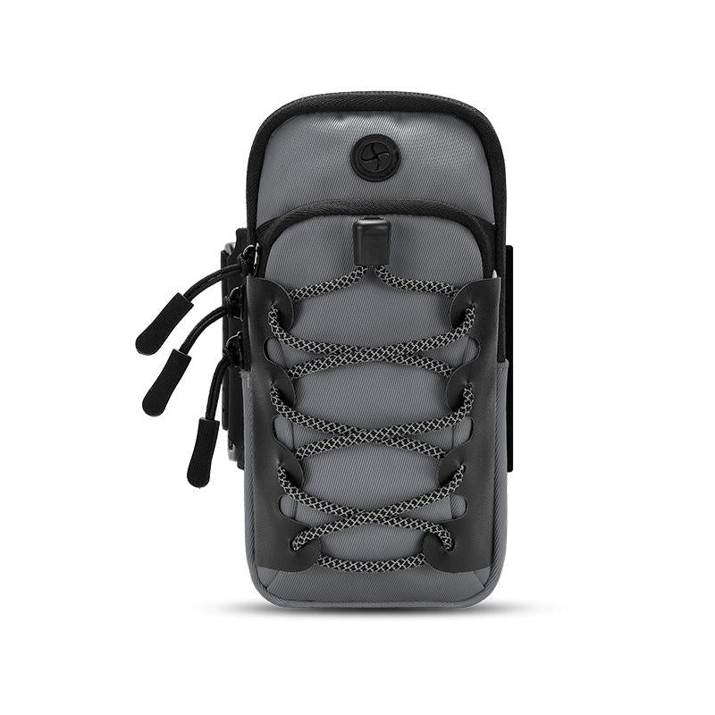 Reflective Cell Phone Arm Bag For Outdoor Fitness - Light Blue