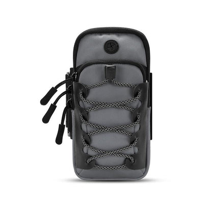 Reflective Cell Phone Arm Bag For Outdoor Fitness - Light Blue