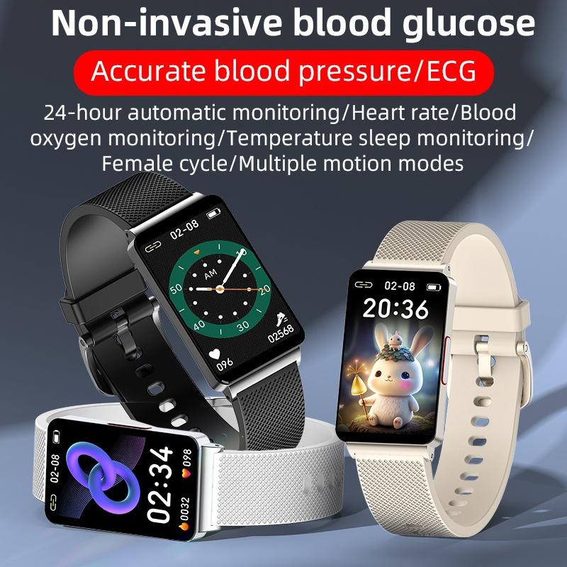 Smart Health Monitoring Watch With Colour Screen - Red