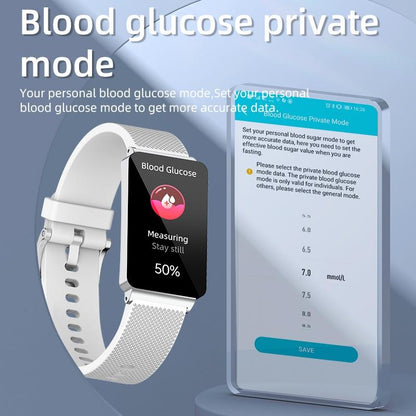 Smart Health Monitoring Watch With Colour Screen - Red