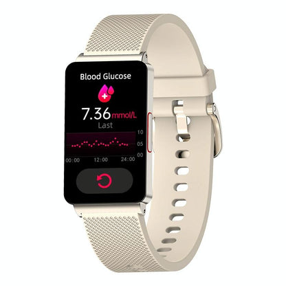 Smart Health Monitoring Watch With Colour Screen - Red