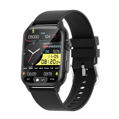 1.96 Inch Ips Screen Smart Watch Supports Bluetooth Calls / Blood Oxygen Monitoring - Silver