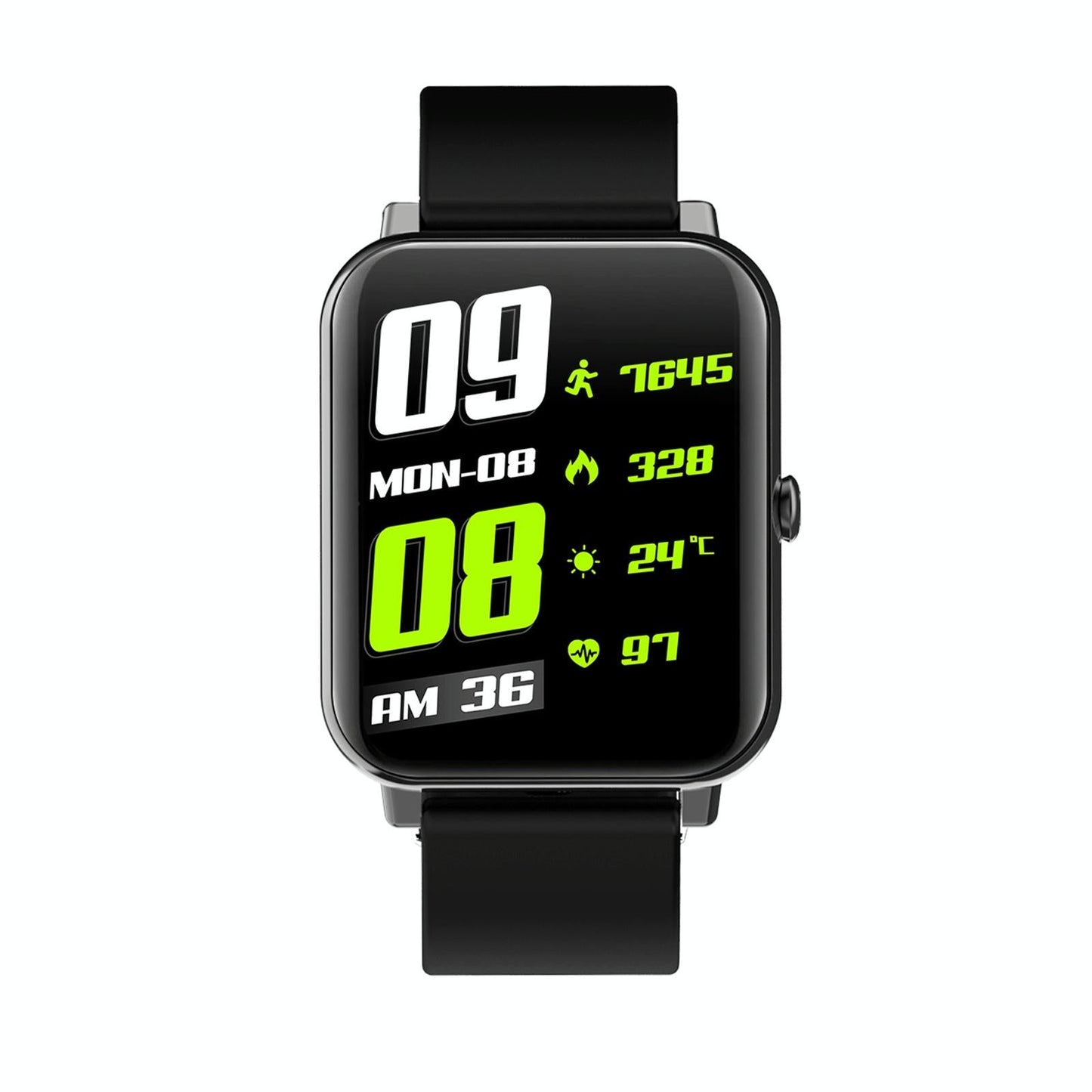 1.69 Inch Tft Screen Ip67 Waterproof Smart Watch Support Body Temperature Monitoring / Sleep Monitoring / Heart Rate Monitoring / Incoming Call Reminder - Pink