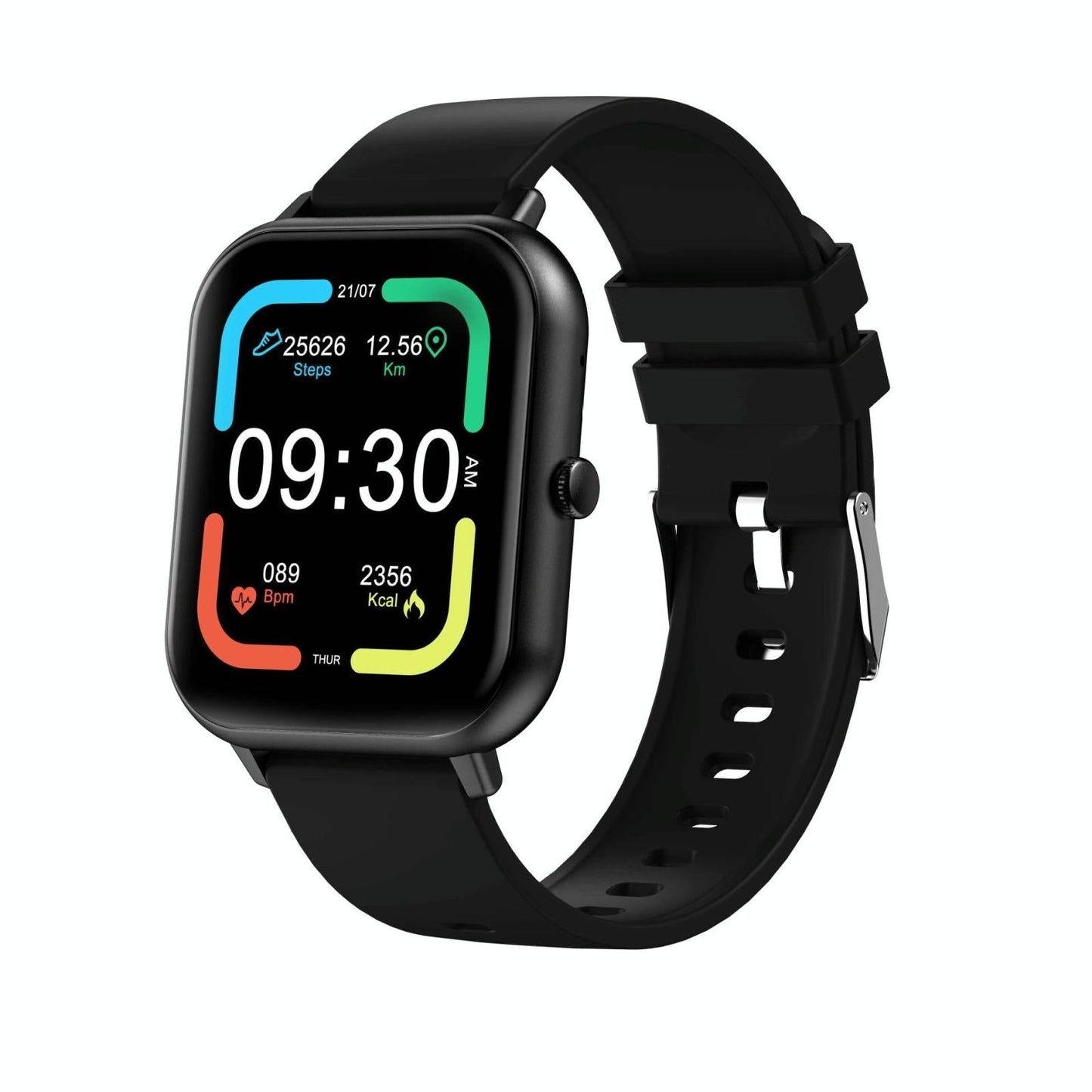 1.83 Inch Touch Screen Ai Voice Heart Rate / Blood Oxygen / Blood Pressure / Sleep Monitoring Bluetooth Smartwatch - Pink