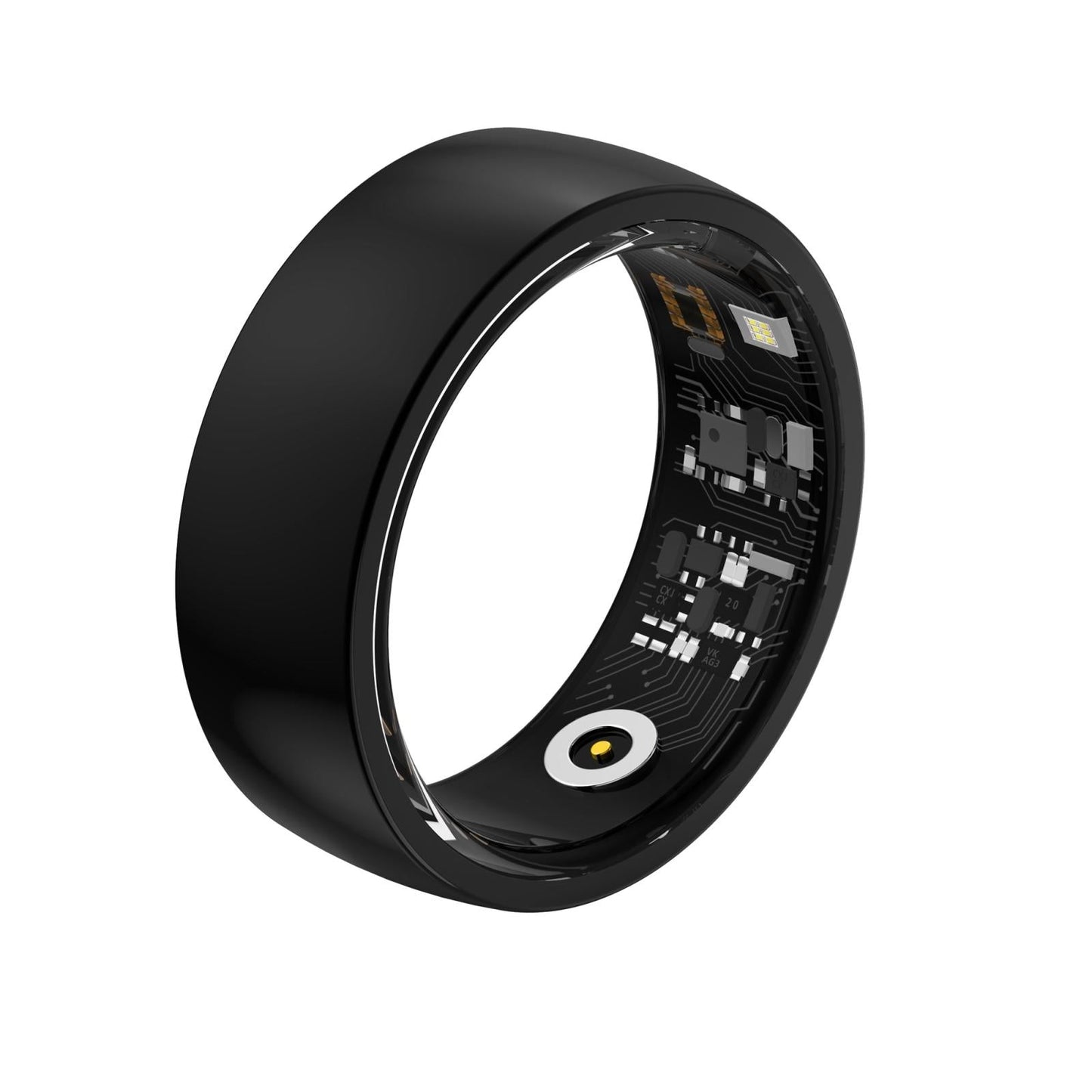 Smart Ring For Health Monitoring And Family Care - Size 18 - Silver