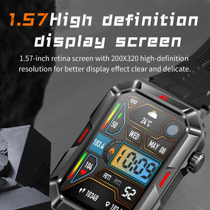 Smart Bracelet With Sleep Detection And Silicone Strap - Bt5.2 - Camo Silver