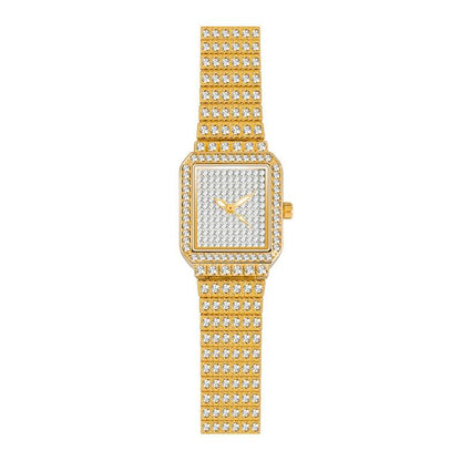 Women Diamond Chain Watch - Elegant and Timeless - Silver